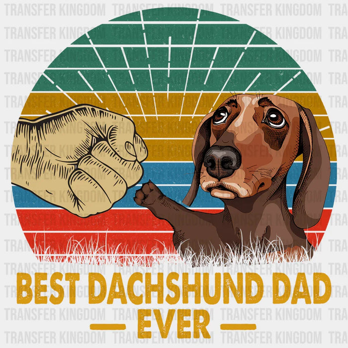 Best Duchshund Dad Ever Design - DTF heat transfer