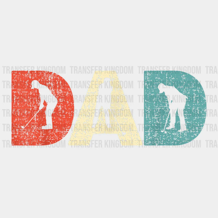 Best Golfer DAD Golf Player Design - DTF heat transfer