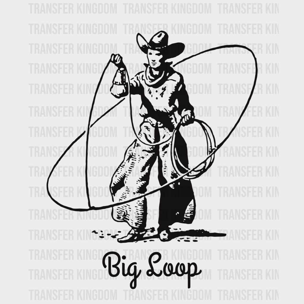 Big Loop - Rodeo Houston DTF Transfer - Transfer Kingdom