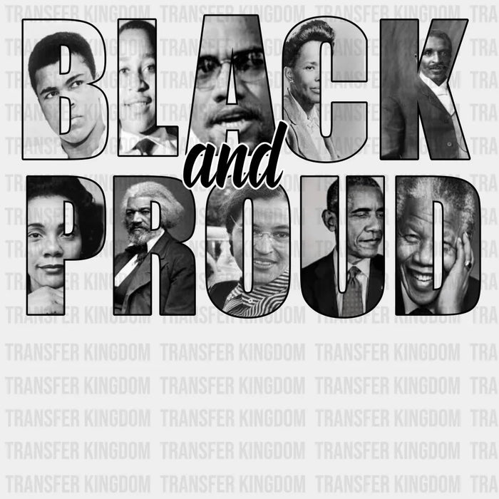 Black And Proud Figures - BLM design DTF heat transfer