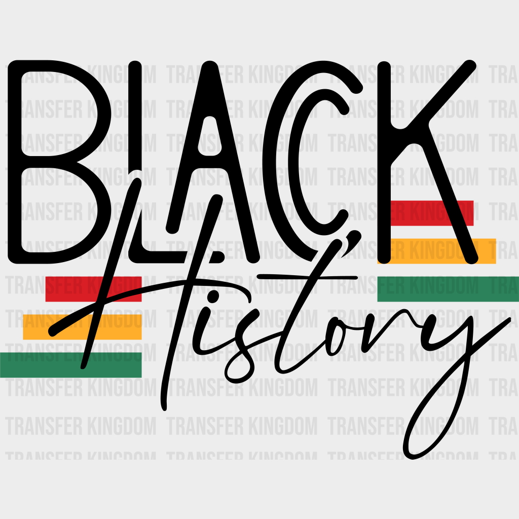 Black History - BLM design DTF heat transfer - Transfer Kingdom