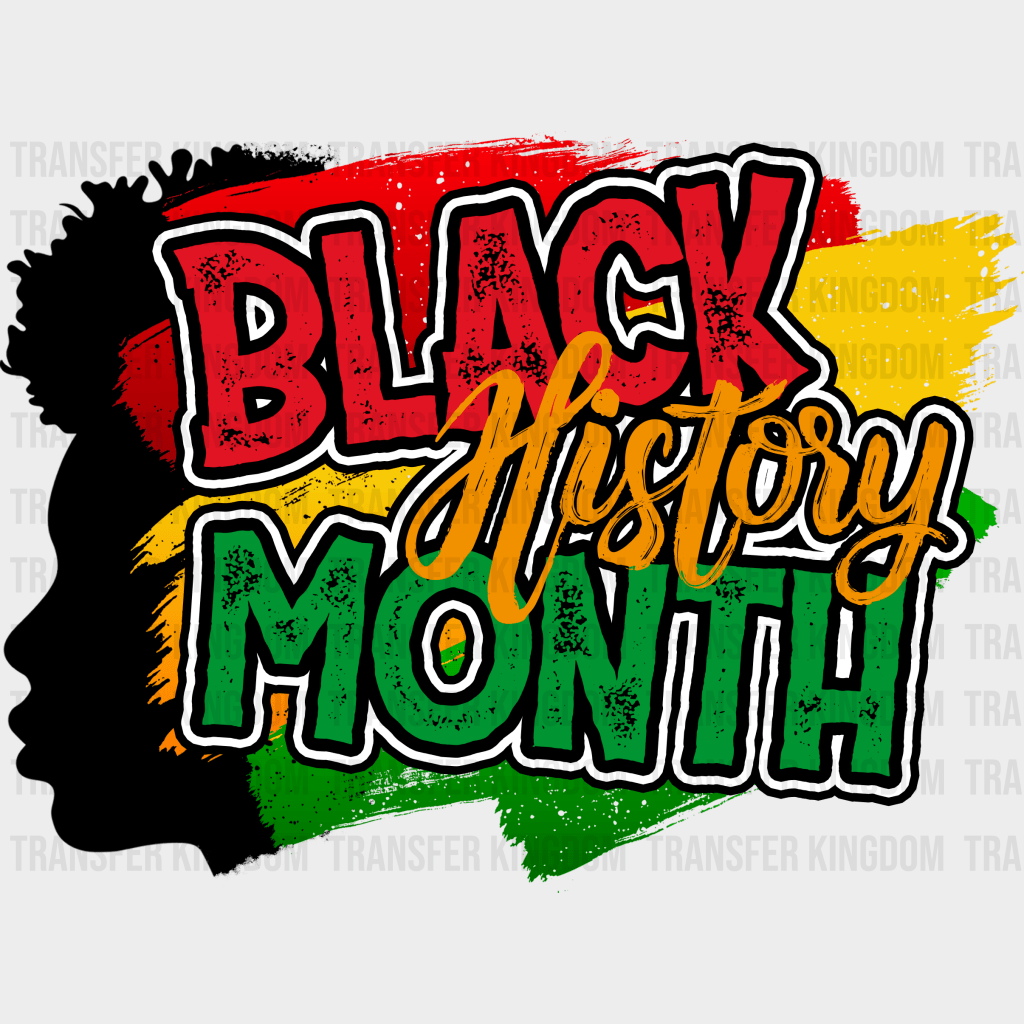 Black History Month - BLM design DTF heat transfer - Transfer Kingdom