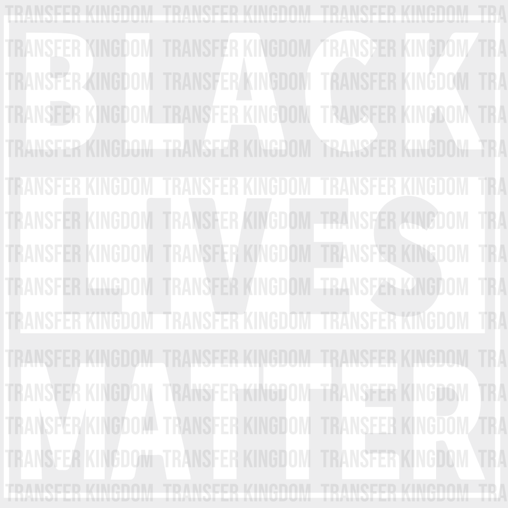 Black Lives Matter Equality design- DTF heat transfer - Transfer Kingdom