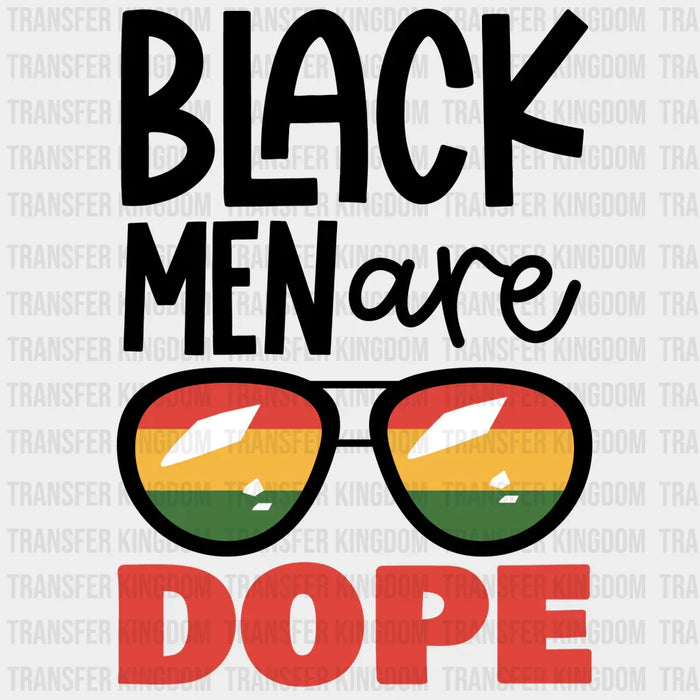 Black Men Are Dope - BLM design DTF heat transfer