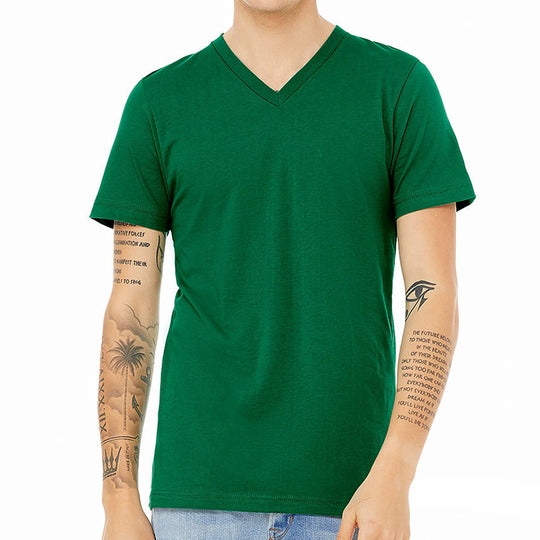 Blank V-Neck T-shirt / Unisex Adult / Bella canvas - Transfer Kingdom