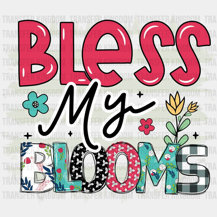 Bless My Blooms Easter Design - DTF heat transfer