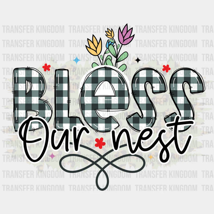Bless Our Nest Easter Design - DTF heat transfer