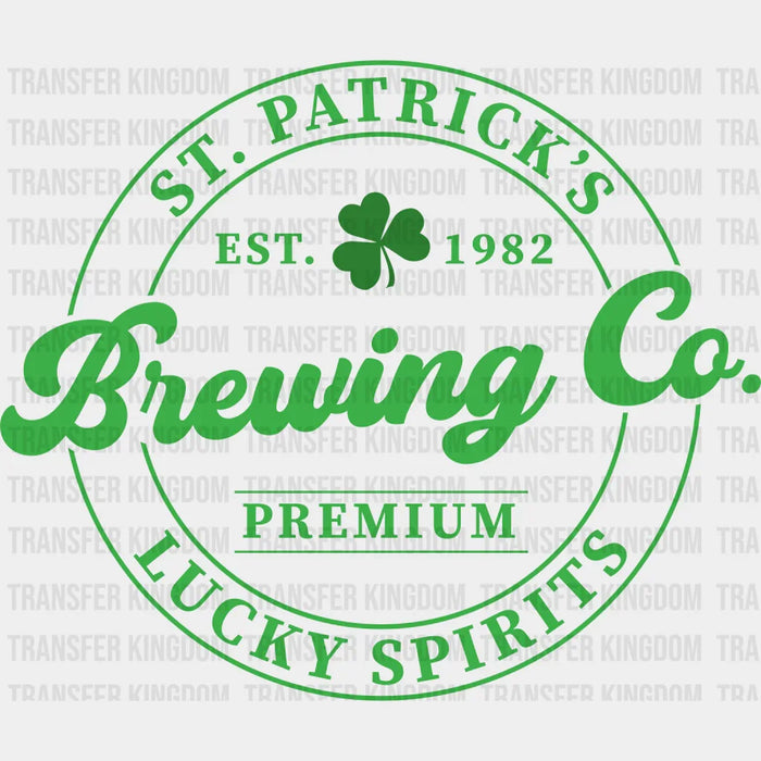 Brewing Co. St. Patrick's Day Design - DTF heat transfer