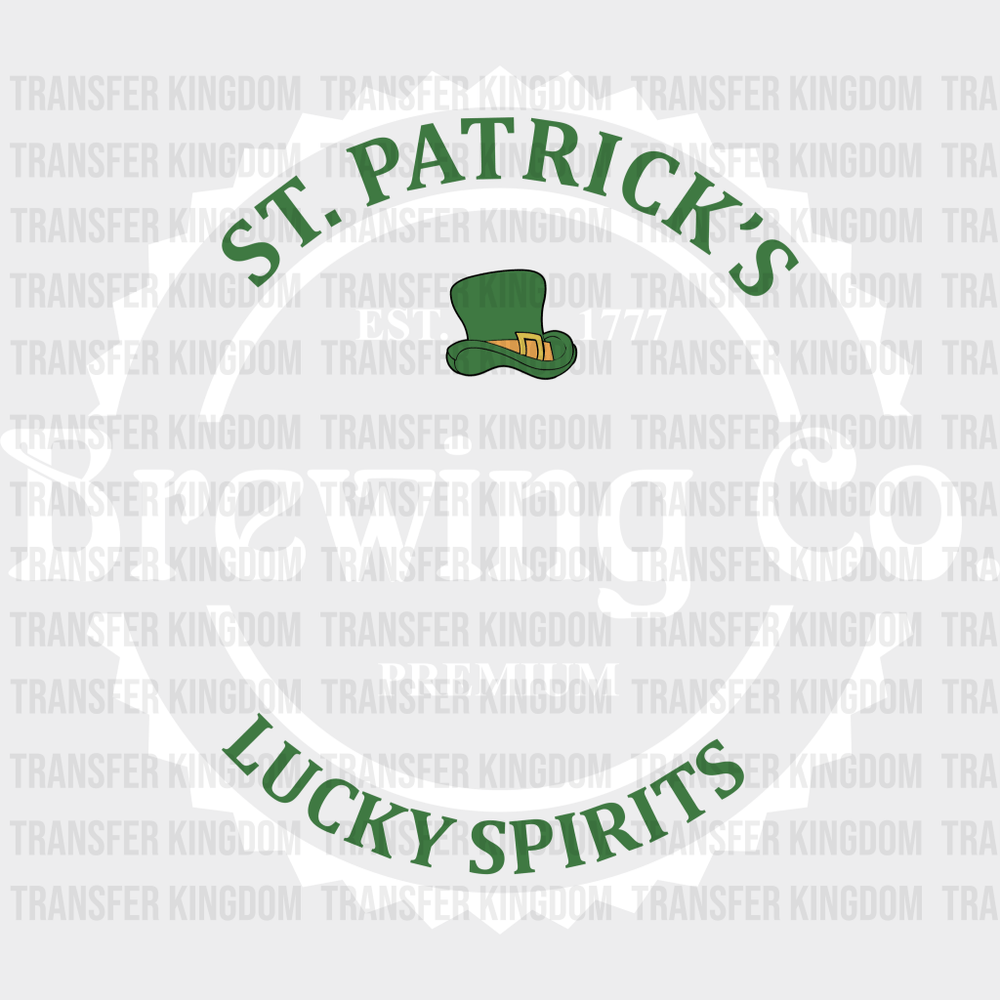 Brewing Co. St. Patrick's Day Design - DTF heat transfer - Transfer Kingdom