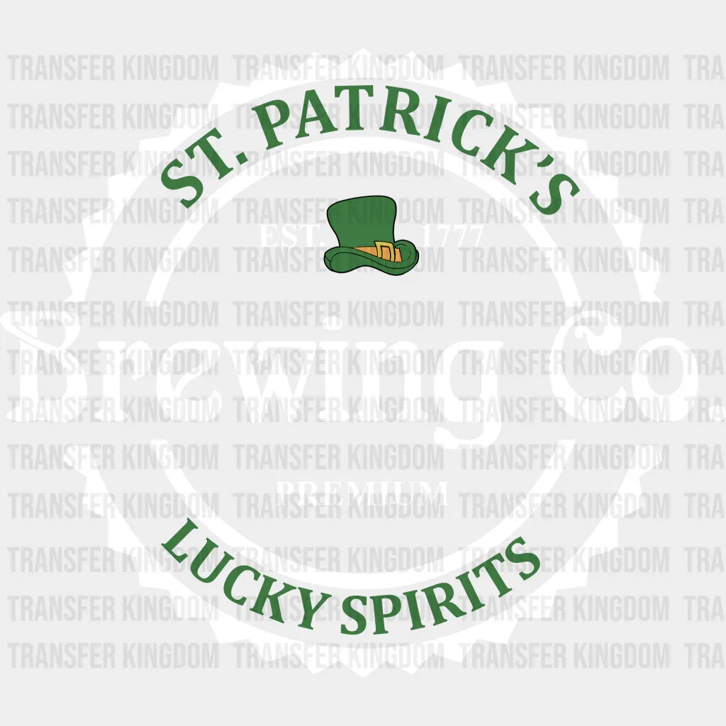 Brewing Co. St. Patrick's Day Design - DTF heat transfer - Transfer Kingdom