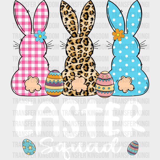 Bunnies Easter Squad Design- DTF heat transfer - Transfer Kingdom