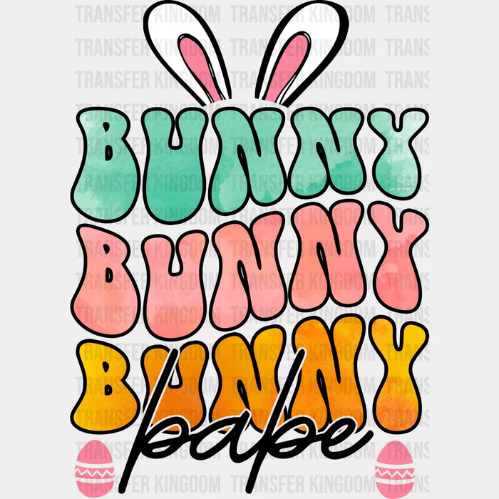 Bunny Babe Easter Bunny Ears Design - DTF heat transfer
