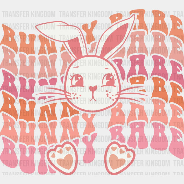 Bunny Babe Cute Bunny Easter Design - DTF heat transfer