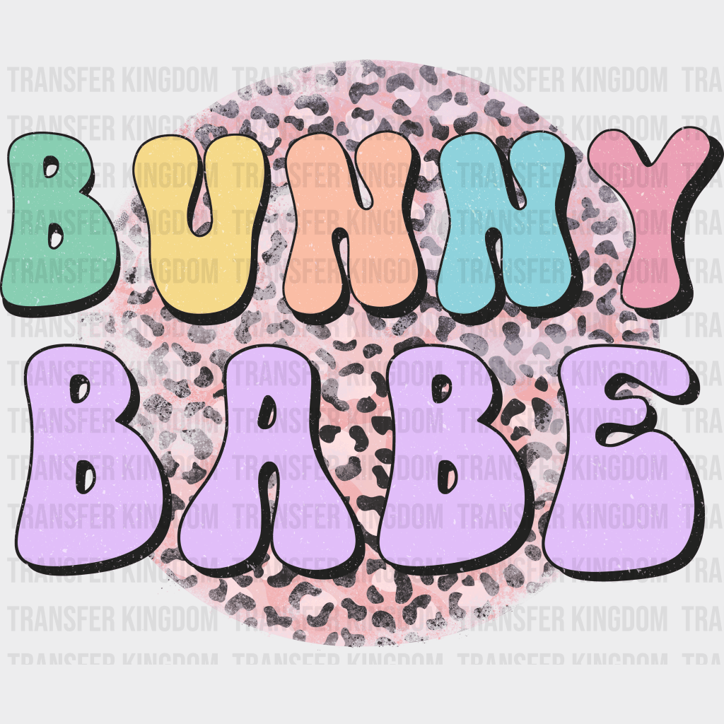 Bunny Babe Easter Design - DTF heat transfer - Transfer Kingdom