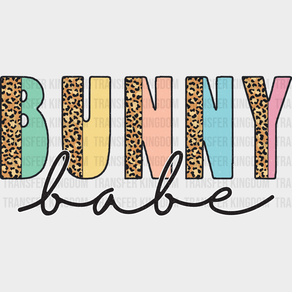 Bunny Babe Easter Design - DTF heat transfer - Transfer Kingdom