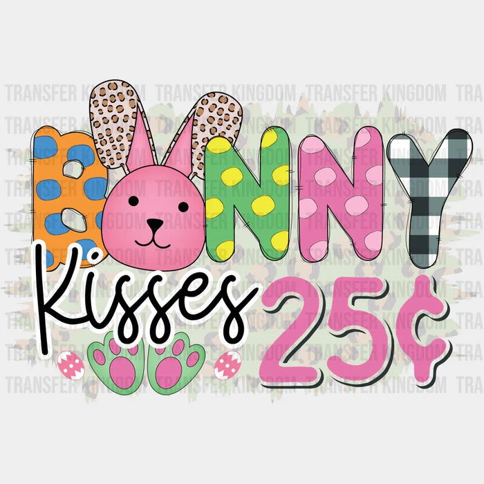 Bunny Kisses 25¢ Easter Design - DTF heat transfer