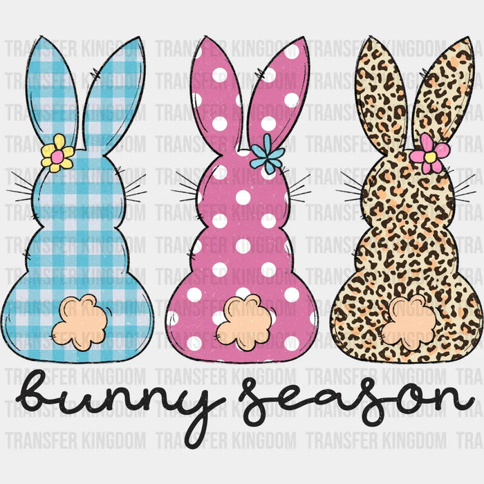 Bunny Season Bunnies Easter Design - DTF heat transfer