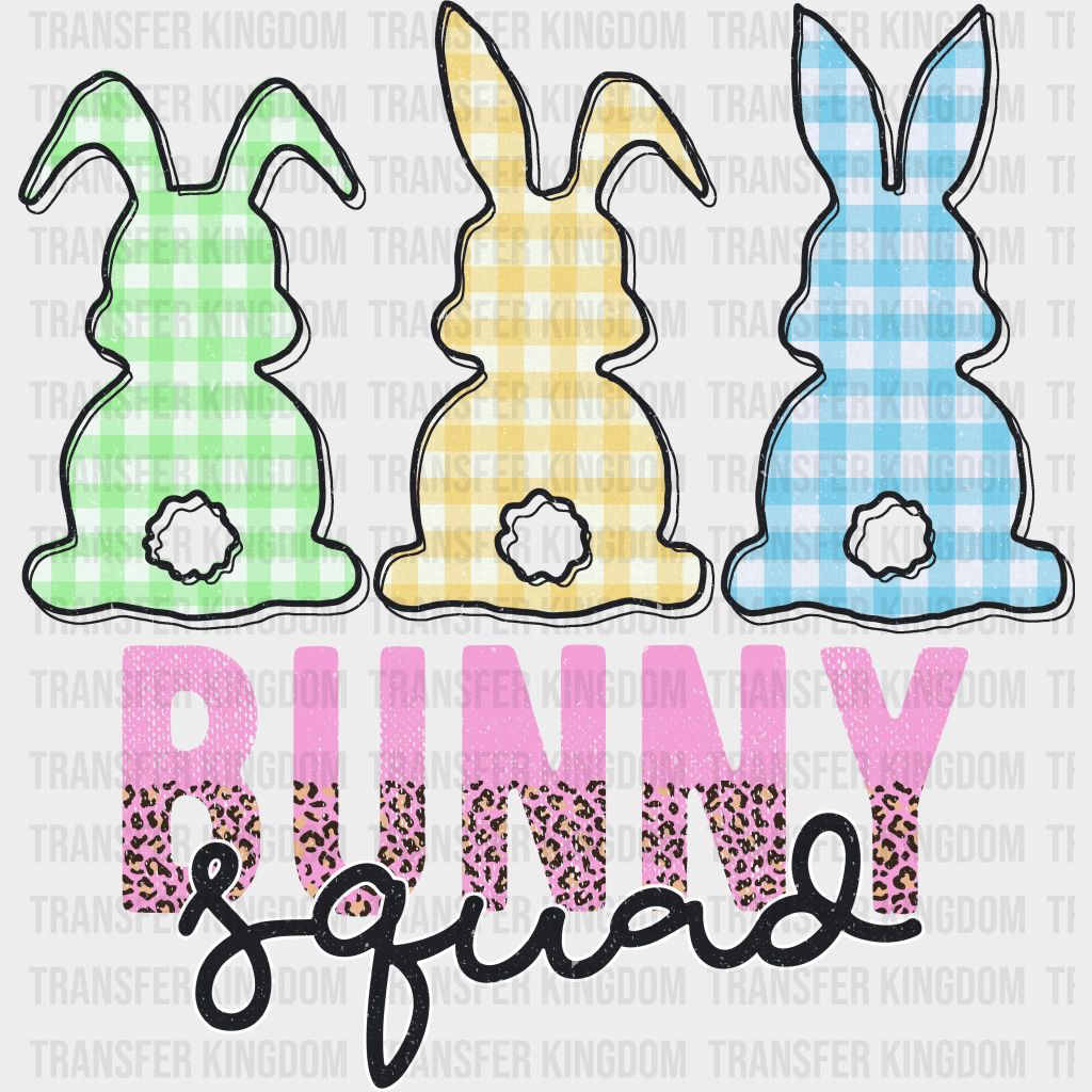 Bunny Squad Design - DTF heat transfer - Transfer Kingdom