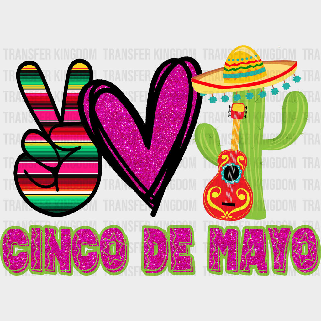 Cinco De Mayo - Cinco De Mayo DTF heat transfer - Transfer Kingdom