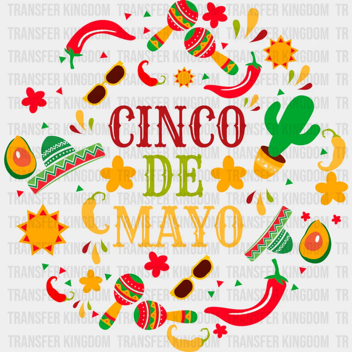 Cinco De Mayo Items - Cinco De Mayo DTF heat transfer