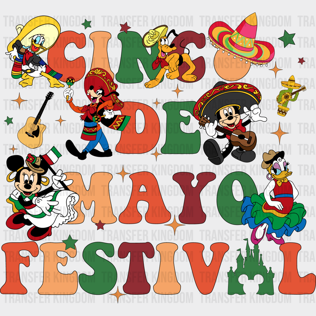 Cinco De Mayo Festival - Cinco De Mayo DTF heat transfer - Transfer Kingdom