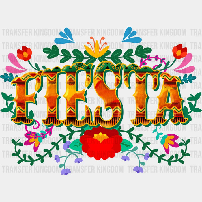 Cinco De Mayo Skull Fiesta - Cinco De Mayo DTF heat transfer