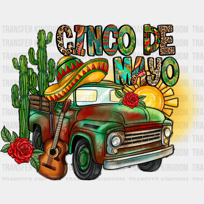 Cinco De Mayo Truck - Cinco De Mayo DTF heat transfer