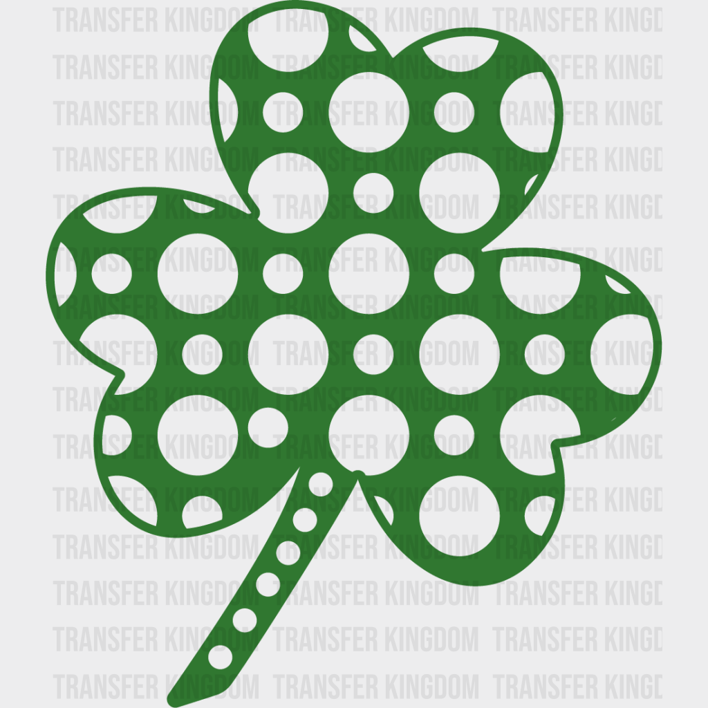 Clover St. Patrick's Day Design - DTF heat transfer - Transfer Kingdom