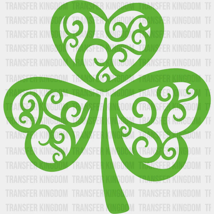 Clover St. Patrick's Day Green Design - St. Patrick's Day DTF heat transfer