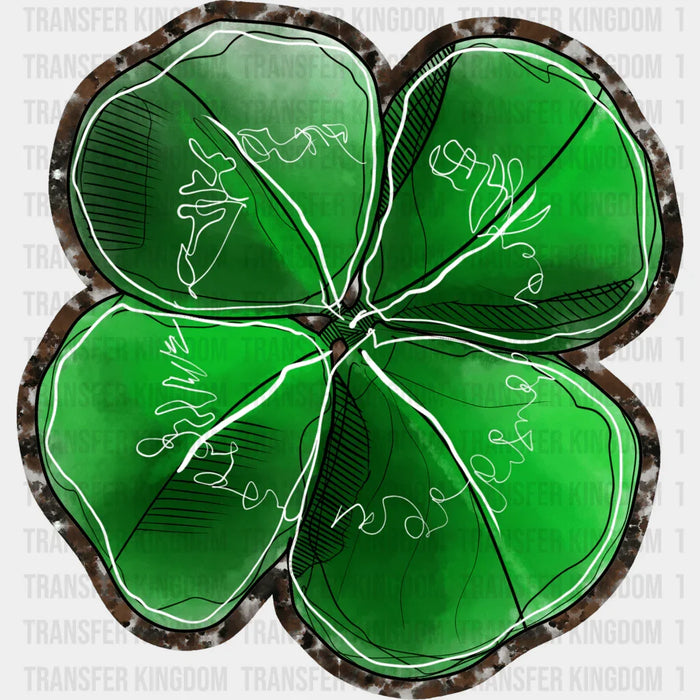 Clover Charm St. Patrick's Day Design - St. Patrick's Day DTF heat transfer