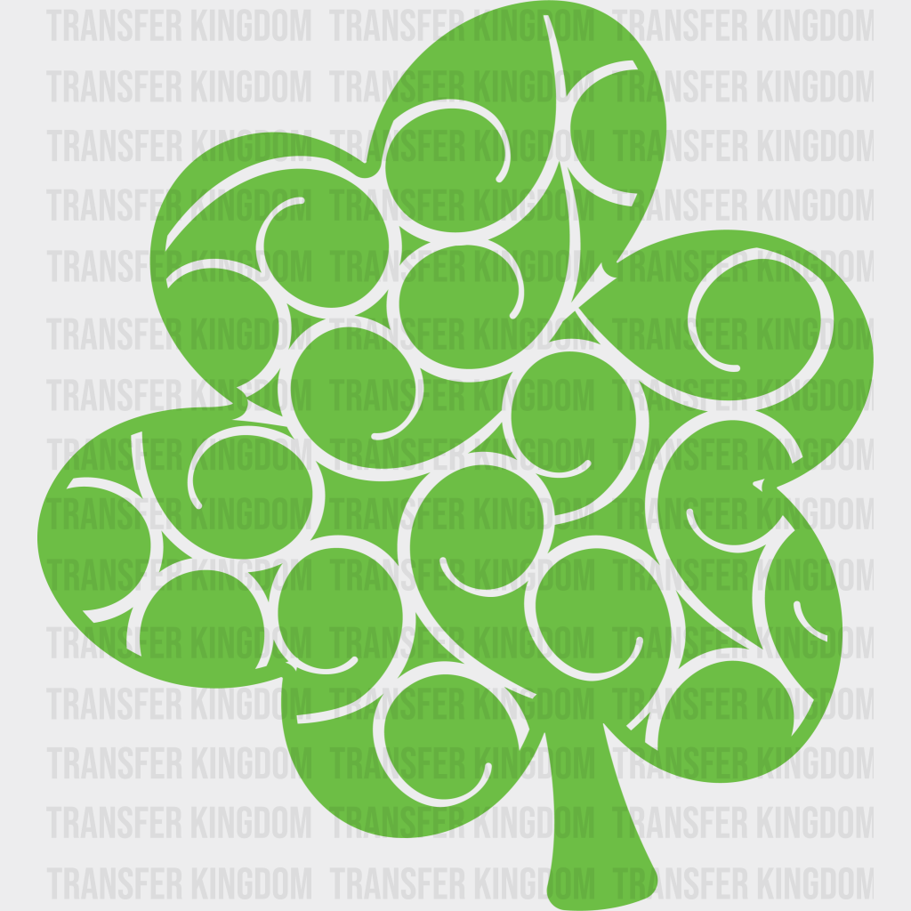 Clover St. Patrick's Day Design - DTF heat transfer - Transfer Kingdom