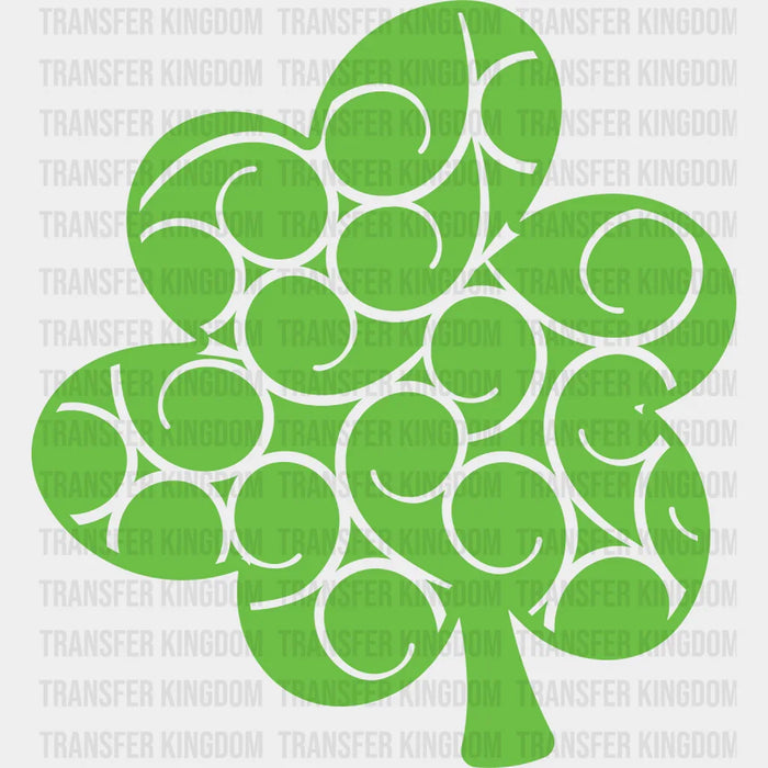 Clover St. Patrick's Day Clover Tree Design - DTF heat transfer