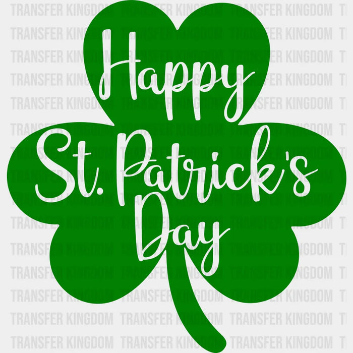 Clover St. Patrick's Day Green Clover Design - St. Patrick's DTF heat transfer