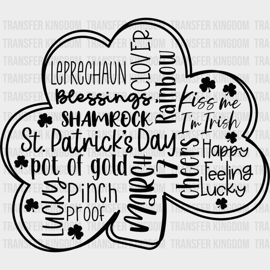 Clover St. Patrick's Day Design - DTF heat transfer - Transfer Kingdom
