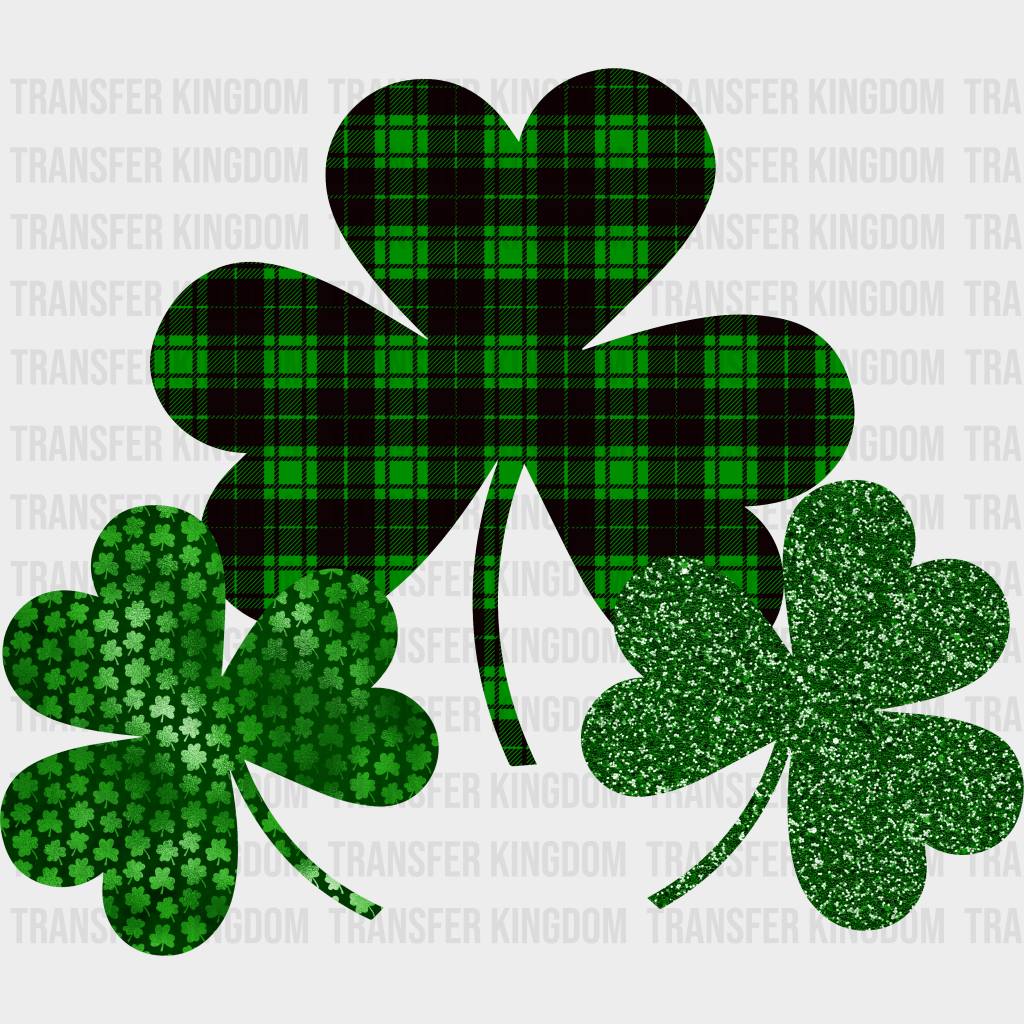 Clovers St. Patrick's Day Design - DTF heat transfer - Transfer Kingdom