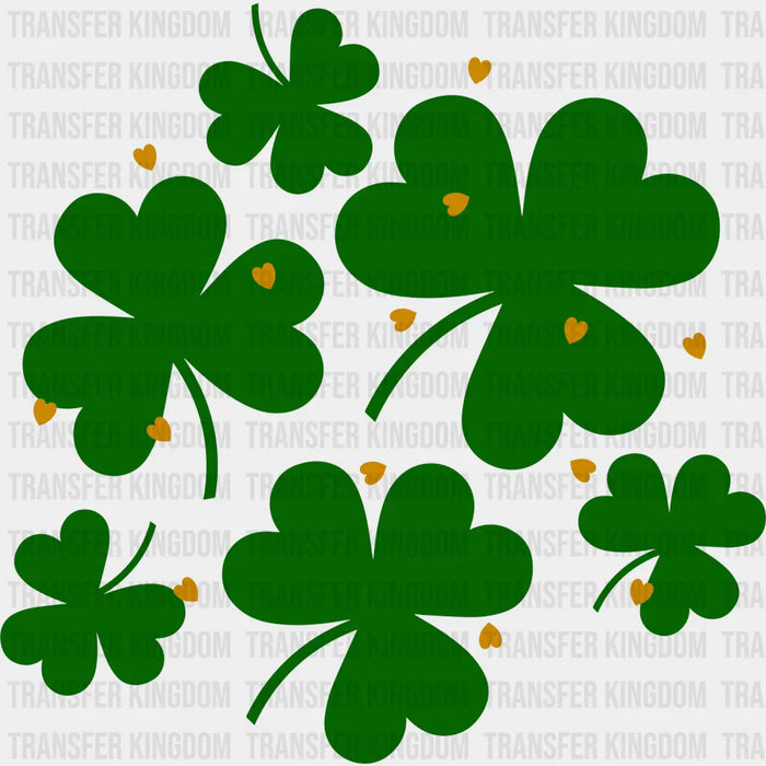 Clovers St. Patrick's Day Design - DTF heat transfer