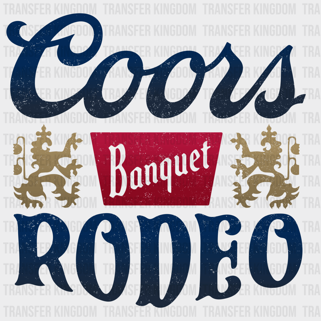 Coors Banquet Rodeo - Rodeo Houston DTF Transfer - Transfer Kingdom