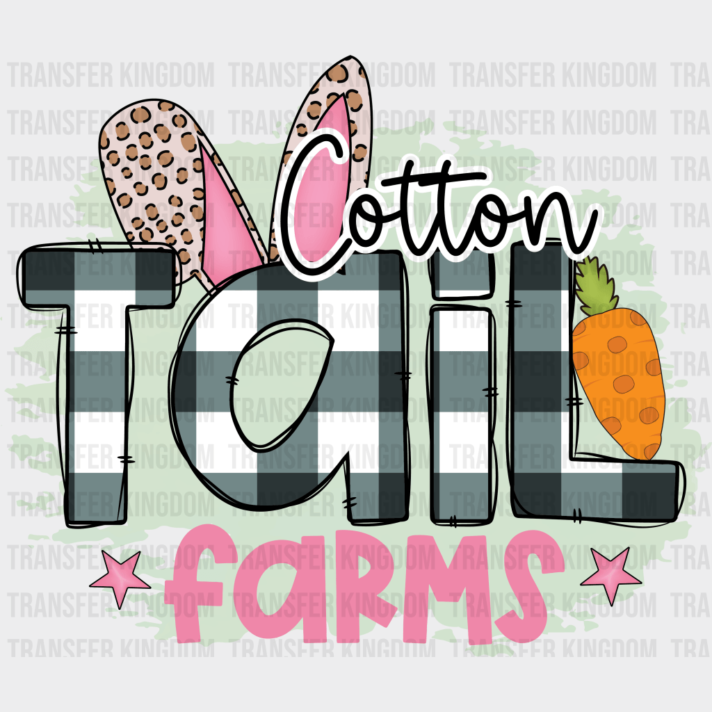 Cotton Tail Farms Easter Design - DTF heat transfer - Transfer Kingdom