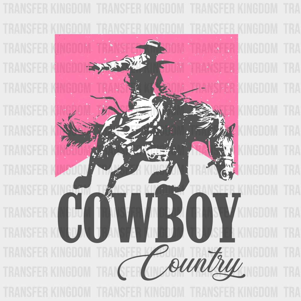 Cowboy Country - Rodeo Houston DTF Transfer - Transfer Kingdom