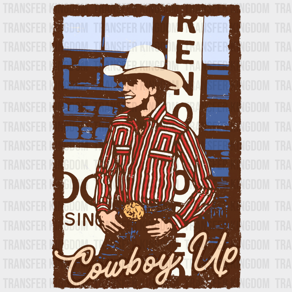 Cowboy Up - Rodeo Houston DTF Transfer - Transfer Kingdom