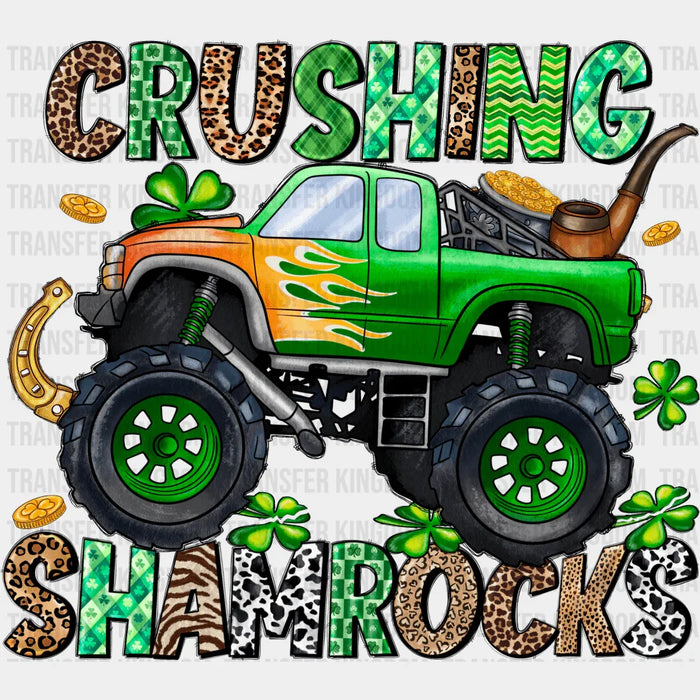 Crushing Shamrocks  St. Patrick's Day Design - DTF heat transfer