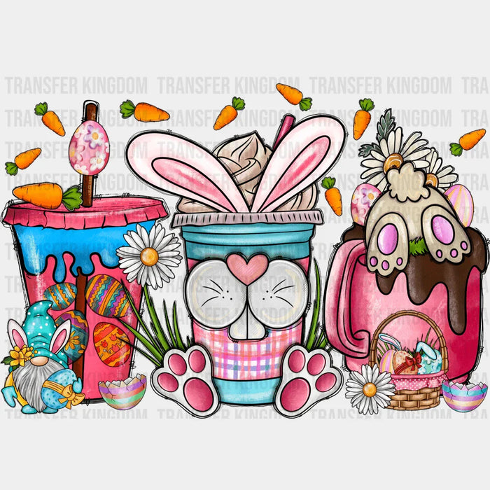 Cups Easter Design - DTF heat transfer