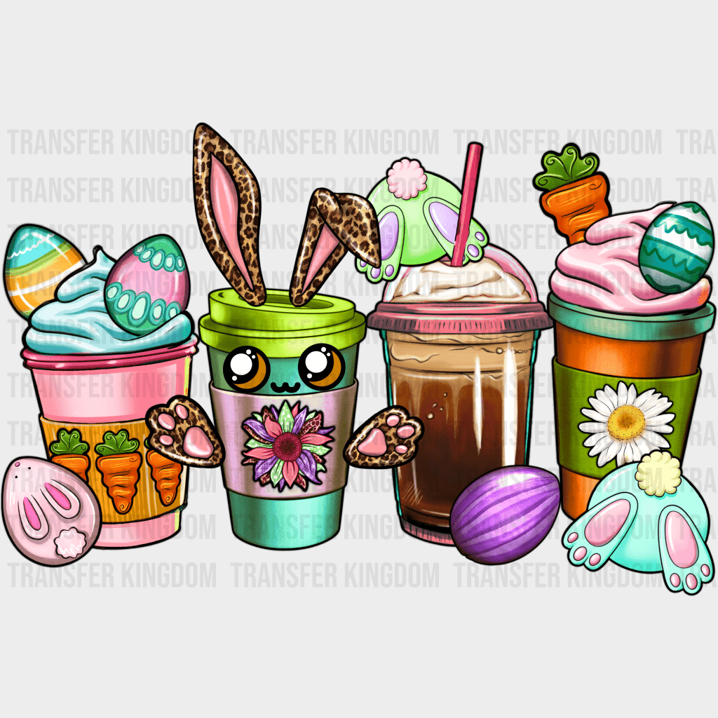 Cups Easter Design - DTF heat transfer - Transfer Kingdom