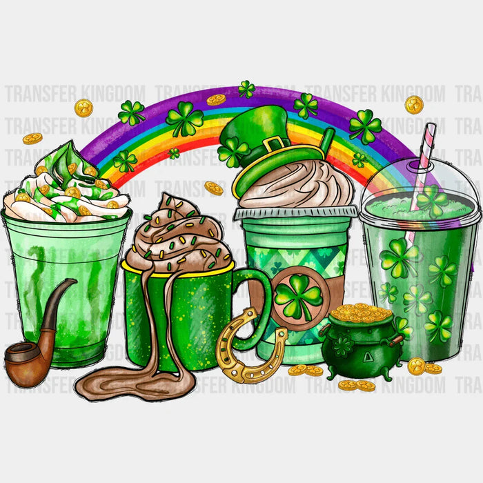 Cups St. Patrick's Day Design - DTF heat transfer