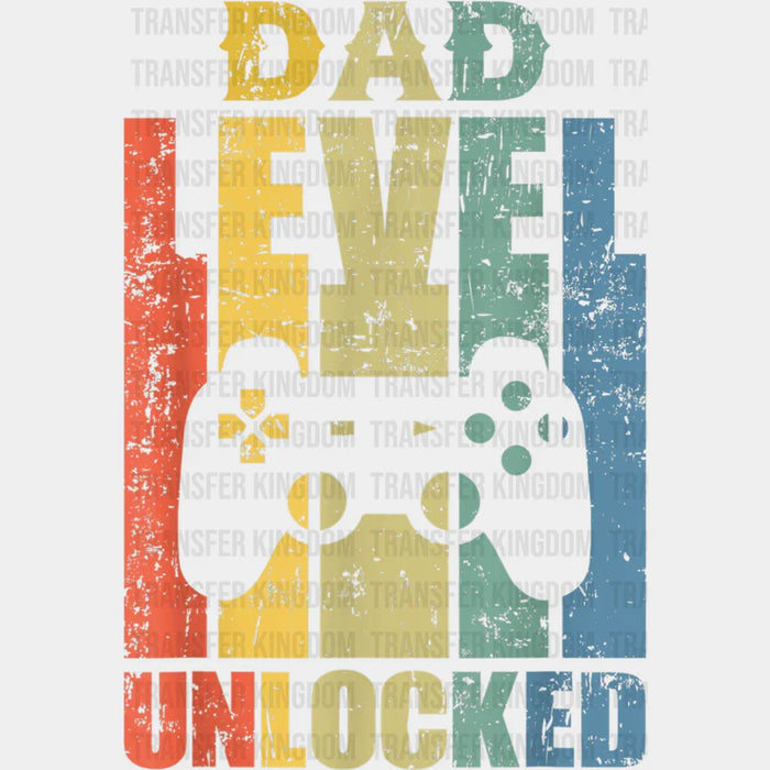 Dad Level Unlocked - Pregnancy Announcement Soon To Be Father Design - DTF heat transfer