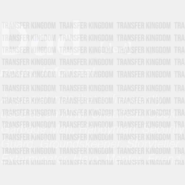 Dad Noun Definition Design - Father's Day DTF heat transfer