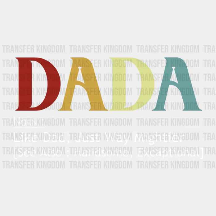 Dada Noun Design - DTF heat transfer