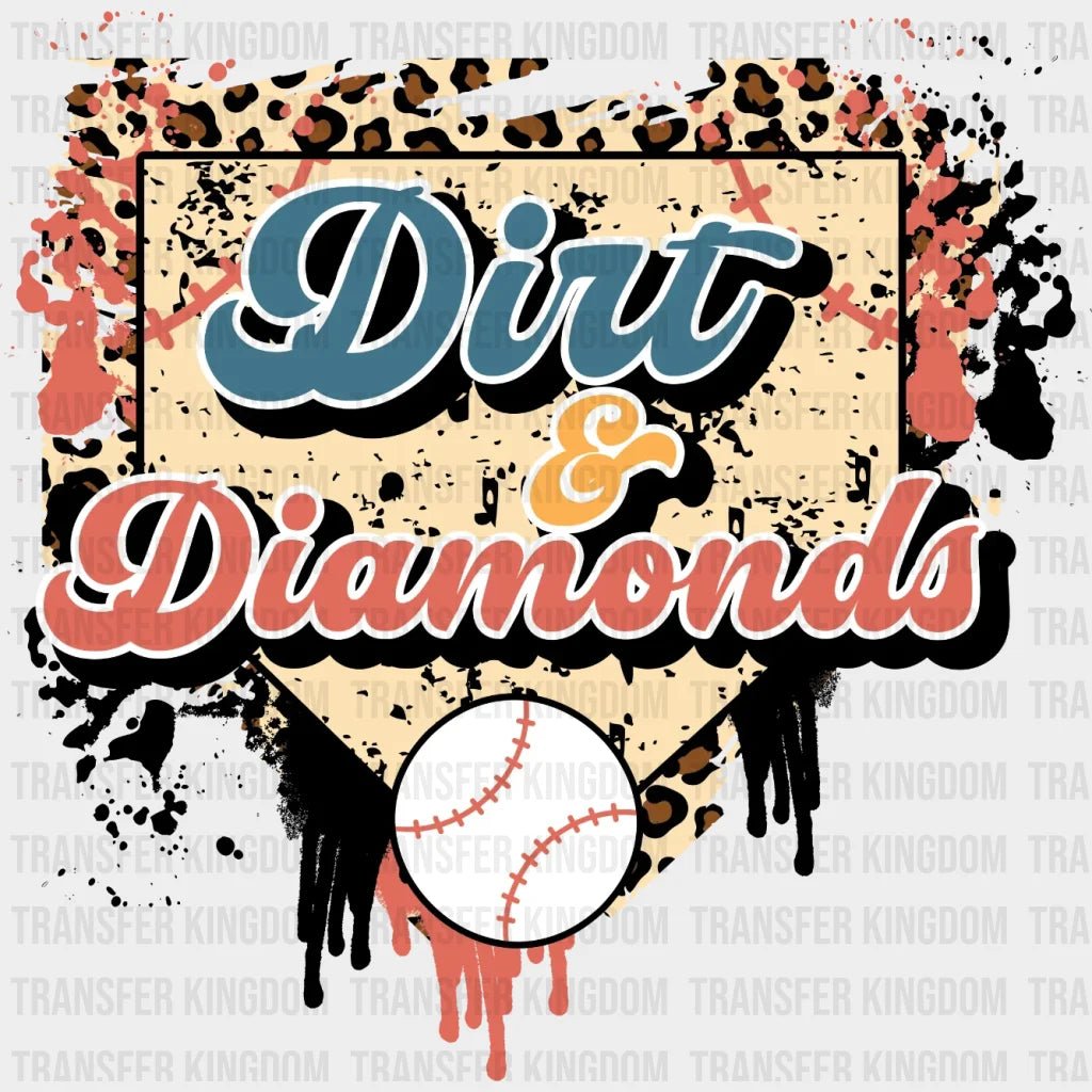 Dirt Diamond Leopard Dtf Transfer