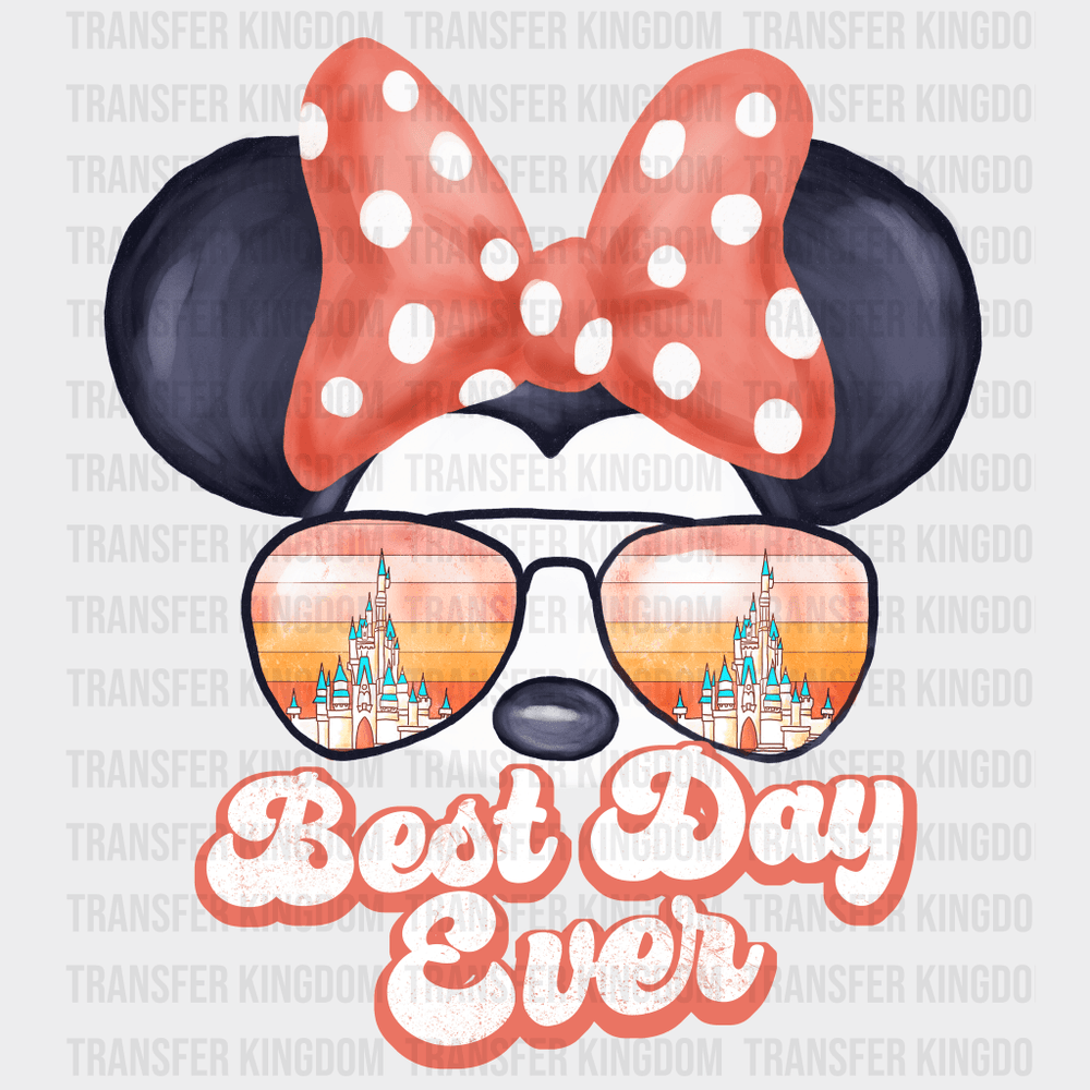 Disney Castle Best Day Ever Mickey And Minnie Aviator Sunglasses Design - Dtf Heat Transfer Unisex S