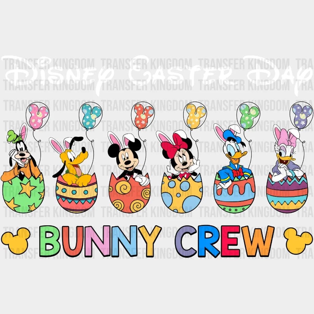 Disney Easter Day Bunny Crew Design- DTF heat transfer - Transfer Kingdom